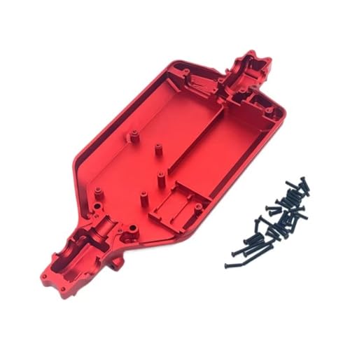 For SCY For JJRC C8805 1/16 メタルシャーシ RCカー トラック バギー トラック車両用 パーツ アクセサリー アップグレード 交換 修理 RCフレームシャーシ(Red)