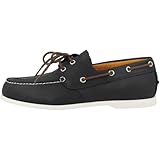 Timberland Uomo Scarpe da Barca in Pelle Cedar bay, Navy Full Grain, 43 EU...