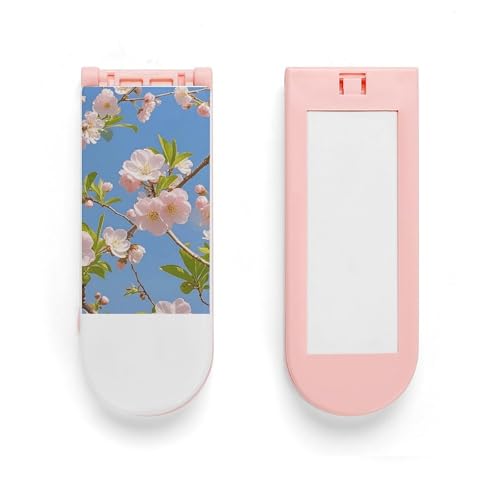 Support téléphone avec lampe selfie fleur de cerisier rechargeable