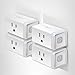 Kasa Smart Plug HS103P4, Smart Home Wi-Fi Outlet Works with Alexa, Echo, Google Home & IFTTT, No Hub Required, Remote Control, 15 Amp, UL Certified, 4-Pack, White