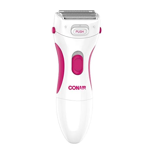 Conair Remoção de pelos faciais e corporais para mulheres, barbeador e aparador elétrico sem fio, perfeito para rosto, orelha/nariz, sobrancelhas, pernas e linhas de biquíni