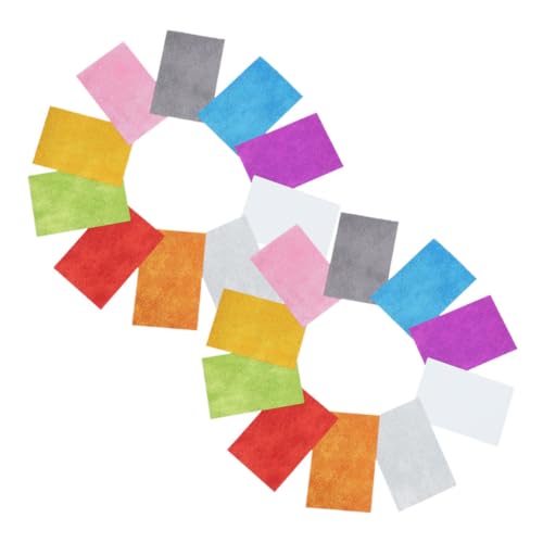 VILLCASE 20 Hojas Papel De Colores Hecho a Mano. Bloque De Espuma Seca Cubos De Espuma Tablas De Espuma Bolas De Espuma Cinta De Espuma De Doble Cara Espuma De Tapicería Cinta Adhesiva