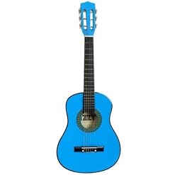 Guitare classique IZZY 4/4 – Coloris bleu - Les Beatles, Paul McCartney, John Lennon, RIngo Starr, George Harrison
