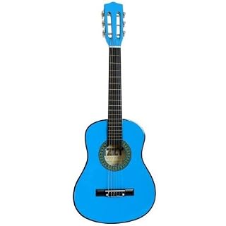 Guitare classique IZZY 4/4 – Coloris bleu - Les Beatles, Paul McCartney, John Lennon, RIngo Starr, George Harrison