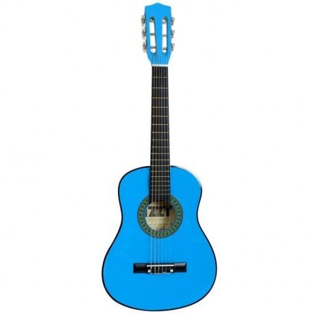 Guitare classique IZZY 4/4 – Coloris bleu - Les Beatles, Paul McCartney, John Lennon, RIngo Starr, George Harrison Guitare classique IZZY 4/4 - Coloris bleu