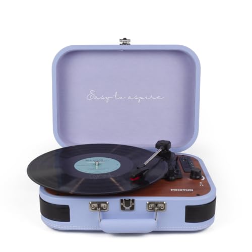 PRIXTON VC600 - Platine Vinyle Tourne-Disque Vintage, Lecteur de vinyles et de Musique Via Bluetooth...