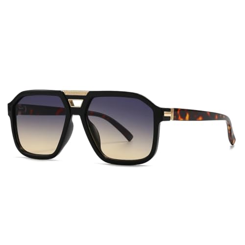 Lunettes de soleil rétro grande monture homme contre l'éblouissement et la fatigue oculaire