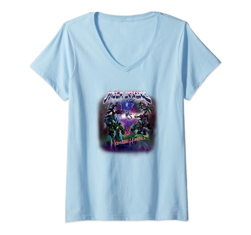 T-shirt Col V Marvel Mech Strike Galactic Battle pour fans de comics