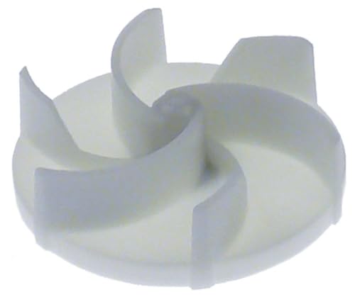 Pumpen UP60 Laufrad 3102466 Ø 72 mm Höhe 24 mm – linkslaufend, 6‑Flügel‑Design, M6L‑Gewinde – passend für Hanning Pumpen in Meiko Winterhalter Spülmaschinen GS630 UC-M L S PT500 CTR