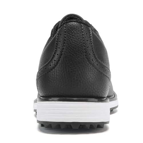 Image of Golf Shoes Men Spikes Classic Golf Footwears Male Walking Sneakers for Golfers Size 7-14