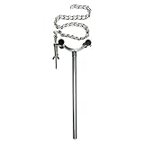 HYDDNice Laboratory Stainless Steel Beaker Chain Clamp Holding Diameter 40-145mm