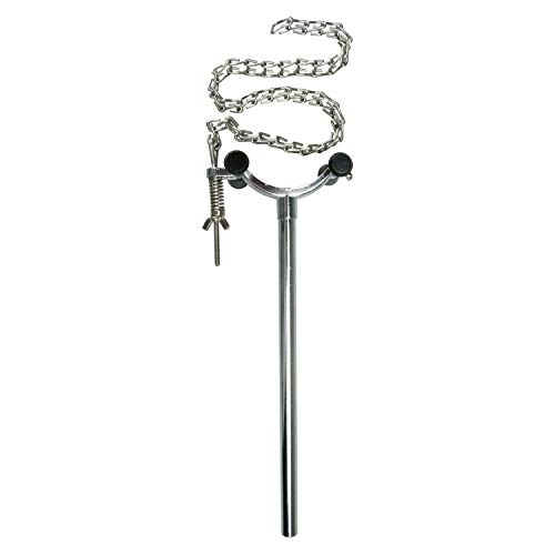 HYDDNice Laboratory Stainless Steel Beaker Chain Clamp Holding Diameter 40-145mm