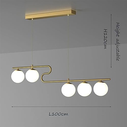 Lustre suspension LED table à manger dimmable avec télécommande - 6