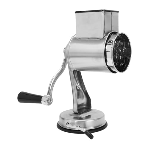 Fabater MANUALE ACCIAIO IN ACCIAIO DELLA MIRNO NATTO con Tamburi per Noci, Anelli di Dadi Multifunzionali per L'uso DELLA