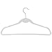 BriaUSA Cascade Hangers White Steel Swivel Hooks -Slim, Sturdy Saves You Extra Space - Set of 10
