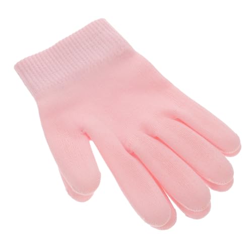 ELAYARD Guantes Hidratantes de Gel para Cuidado de Manos Elásticos y Fáciles de Poner sin Lavado para Uso Profesional y Doméstico para Piel Seca y Áspera Paquete de Rosa