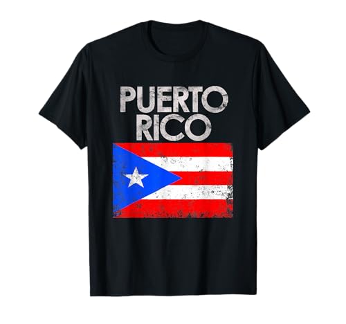 Vintage Puerto Rico Puerto Rican Flag Pride T-Shirt