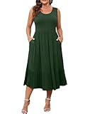 BELAROI Plus Size Maxi Dress for Women Summer Sundress...