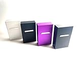 kogu Set mit 4 Alu Zigarettenboxen f?r 20 Zigaretten - Bunte Zigarettenetuis aus Aluminium ohne Steg