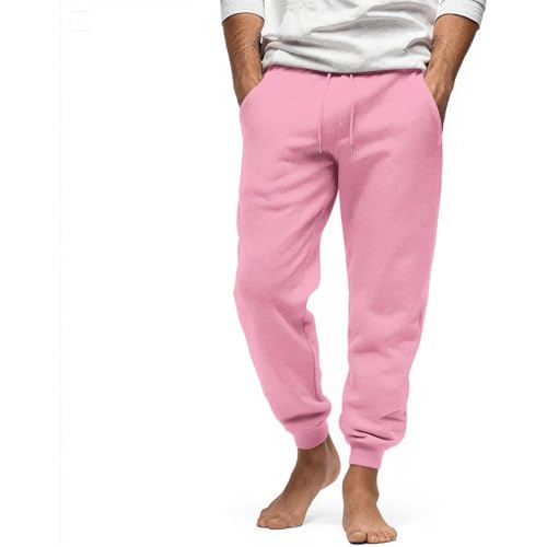 Hawyet Mens Jogger Sweatpants Drawstring Elastic Waist Cotton Joggers Pants Lightweight Tapered Workout Sweatpants3