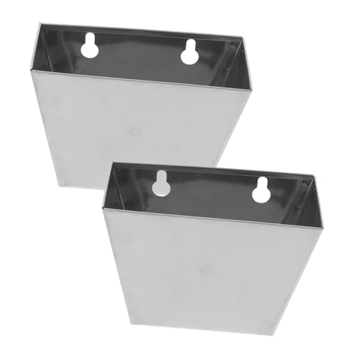 Zerodeko 2 Piezas botella de acero inoxidable con recogedor de tapas llave muro cerveza deber abridor montado en la pared abridor de botellas de montaje en pared Silver