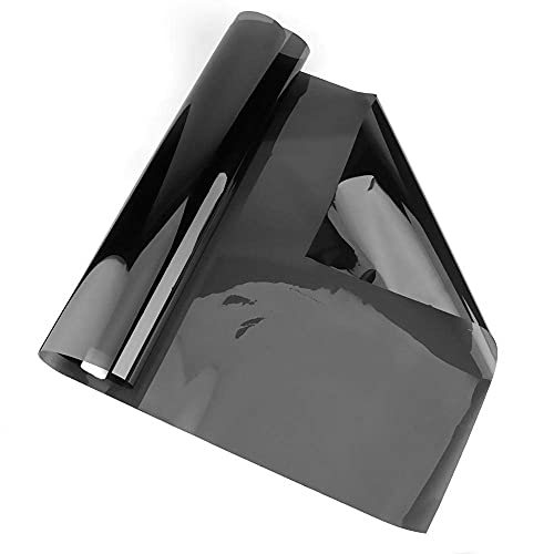 Pulabo Rouleau de film teinté de qualité supérieure pour fenêtre de voiture 1 m x 50 cm 15 % VLT Noir