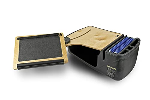 AutoExec AE-RDFS-11M Reach Car Desk for Your Vehicle Workstation and Mobile Office, Front Seat, Natural Birch