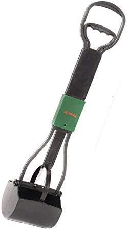 Favorite Foldable Pet Waste Jaw Clamp Scooper, Green