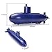 FAPAO Mini RC Submarine 2.4GHz Remote Control Boat DIY Mini RC Boat RC Race Boat 6CH Gift