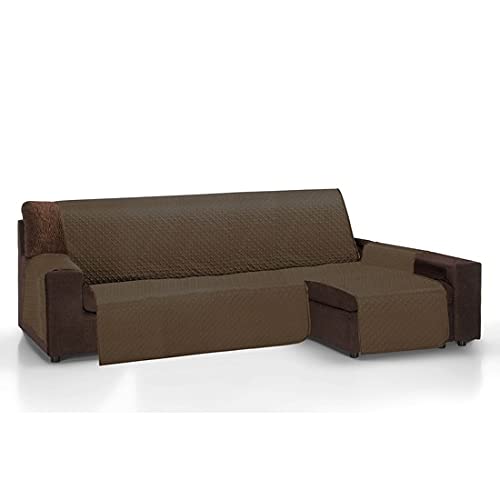 Cardenal Textil Ruby Chaise Longue Cover - 240 cm - Brown - Universal