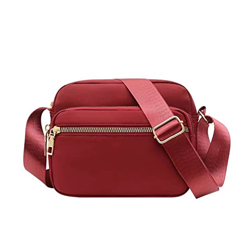 Sac à bandoulière en nylon pour voyage et sorties urbaines stylées