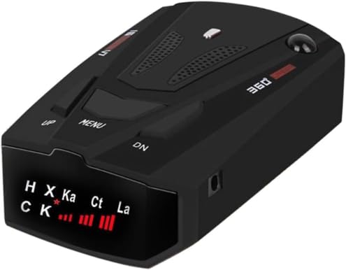 New Driving Aids with Voice Speed Prompt, Automatic 360 Degree, City/Highway Mode, Led Display, Black