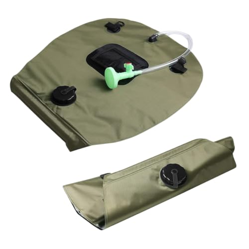 SUPVOX 20l Camping Shower Bag Solar Hiking Portable Outdoor Shower Kit Head Temperature Display