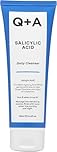 Q+A Salicylic Acid Daily Cleanser – Exfoliating Face Wash for Clear Skin, Targets Breakouts & Pore Congestion, Hydrating with Betaine & Allantoin, Vegan & Cruelty-Free, Made in UK, 125ml