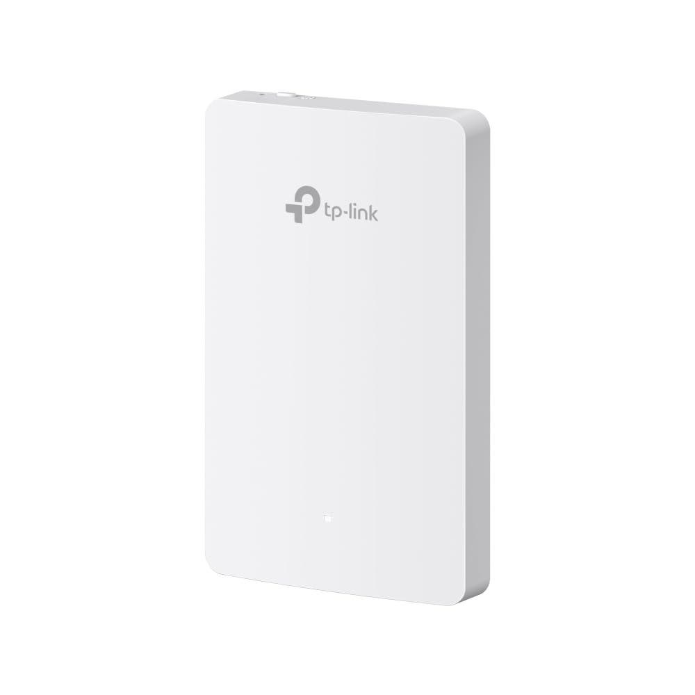 TP-Link Festa F52-Wall Access Point AC1200, Kostenlose Cloud-Verwaltung, 802.3af/at PoE, 4× Gigabit-Port, Wandplattenmontage (Kits enthalten), MU-MIMO, 143.9 x 86 x 19.7 mm