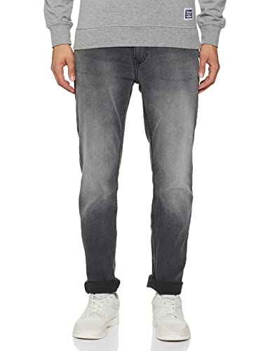 Image of Amazon Brand - Symbol Men's Slim Stretchable Jeans (SS22-SY-SL-517 Mid Grey 38)