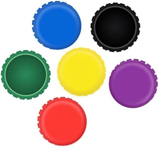 NOVIAFAM Silicone Bottle Cap 6 PCS Beer, Soda, Vinegar or Soy Saver