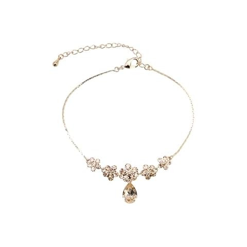 Faship Champagne Rhinestone Bracelet Cover