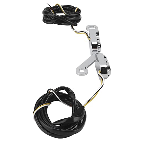 Indicador de Sinal de Mudança de Direção para Motocicleta Luz Amarela à Prova D'água 12V Universal