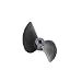 Pro Boat Propeller, Composite, 1.6 x 1.6 for 1/8 Shaft, PRB282017