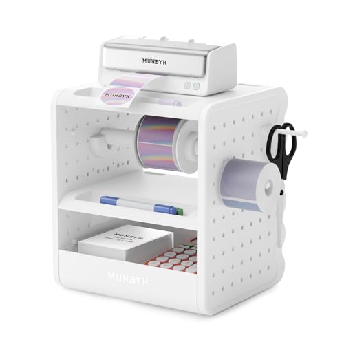 MUNBYN 4x6 Thermal Label Holder for Rolls and Fanfold Labels, ILH03 by MUNBYN - Used condition - US$44.99
