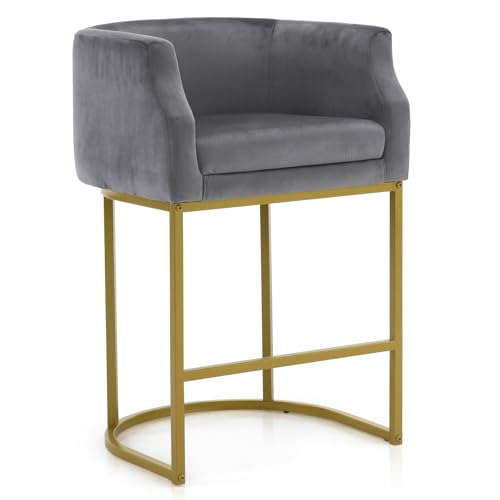 OmySalon Counter Height Barrel Chair