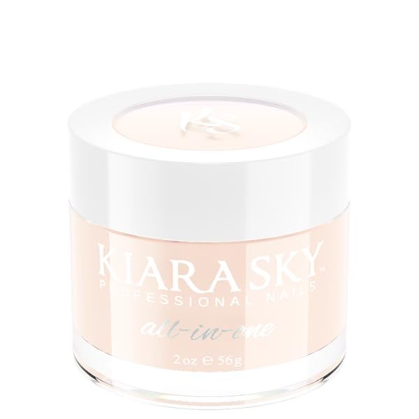 Kiara Sky All-In-One Acrylic Powders - Professional Nail Art - Long-Lasting Cover Powder Collection 2 oz, Pure Bliss
