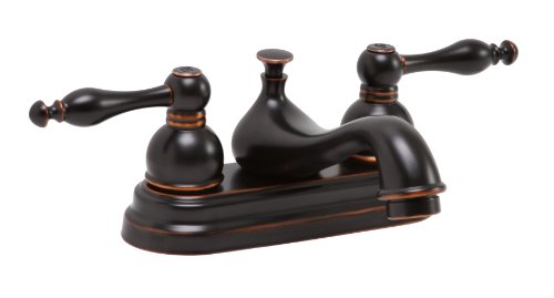 Top Brands Premier Faucet 119266 Wellington Watersense Lead Free Centerset Two-Handle Lavatory Faucet, Parisian Bronze