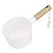 Hemoton Cucharón de Agua de Plástico Cucharas de Cazo de Baño Baño para Lavar El Cabello Taza de Agua Serie de Hojas Cazo con Mango Largo de Madera para Cocina Herramientas de Riego de