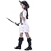 PGOND Cute Pirate Girls Halloween Dress up Costume (M-7-9Y)