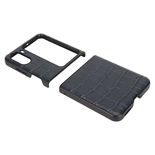 Rankomu äkta läderfodral till Oppo Find N2 Flip - Blå