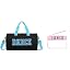 Blue set-clear letter bag