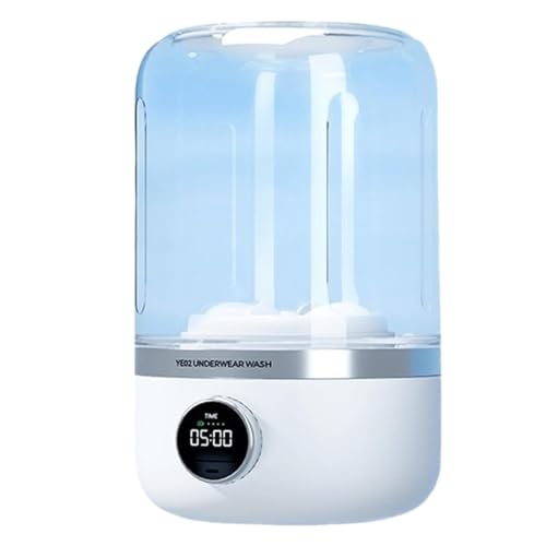Portable Washing Machine for Delicates - Rechargeable 4000mAh Cordless Mini Washer with Gentle Cycle, Fits Bras/Underwear/Socks, Compact Laundry Solution for Travel, Camping, RV & Dorms Portable Washing Machine for Delicates - Rechargeable 4000mAh Cordless Mini Washer with Gentle Cycle, Fits Bras/Underwear/Socks, Compact Laundry Solution for Travel, Camping, RV & Dorms