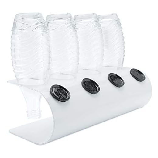 SodaNature?| Design dropphållare i U-form t.ex. för SodaStream Crystal Flaskor | Flaskhållare i 3 färger | Made in Germany